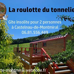 La Roulotte Du Tonnelier Chalet Castelnau-de-Montmiral